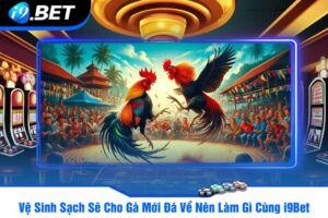 Vệ Sinh Sạch Sẽ Cho Gà Mới Đá Về Nên Làm Gì Cùng i9Bet